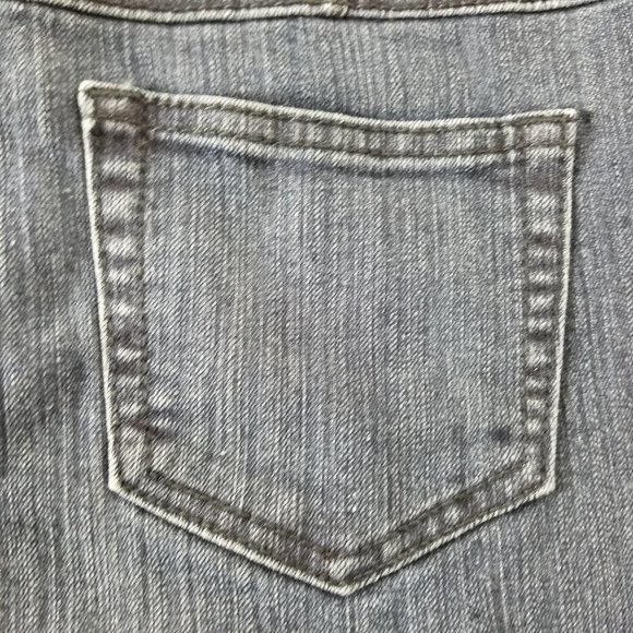 Rue 21 Jeans Juniors Size 1 Mid Rise Double Button Jegging Dark Wash Blue Denim - Picture 14 of 15